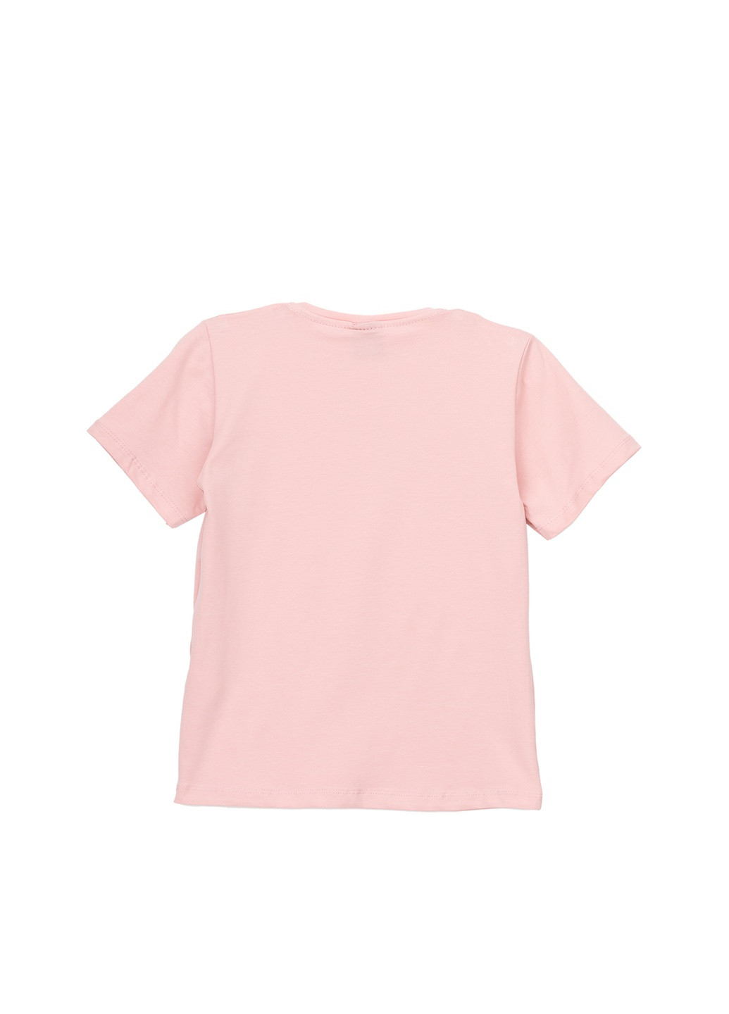 Розовая летняя футболка Atabey