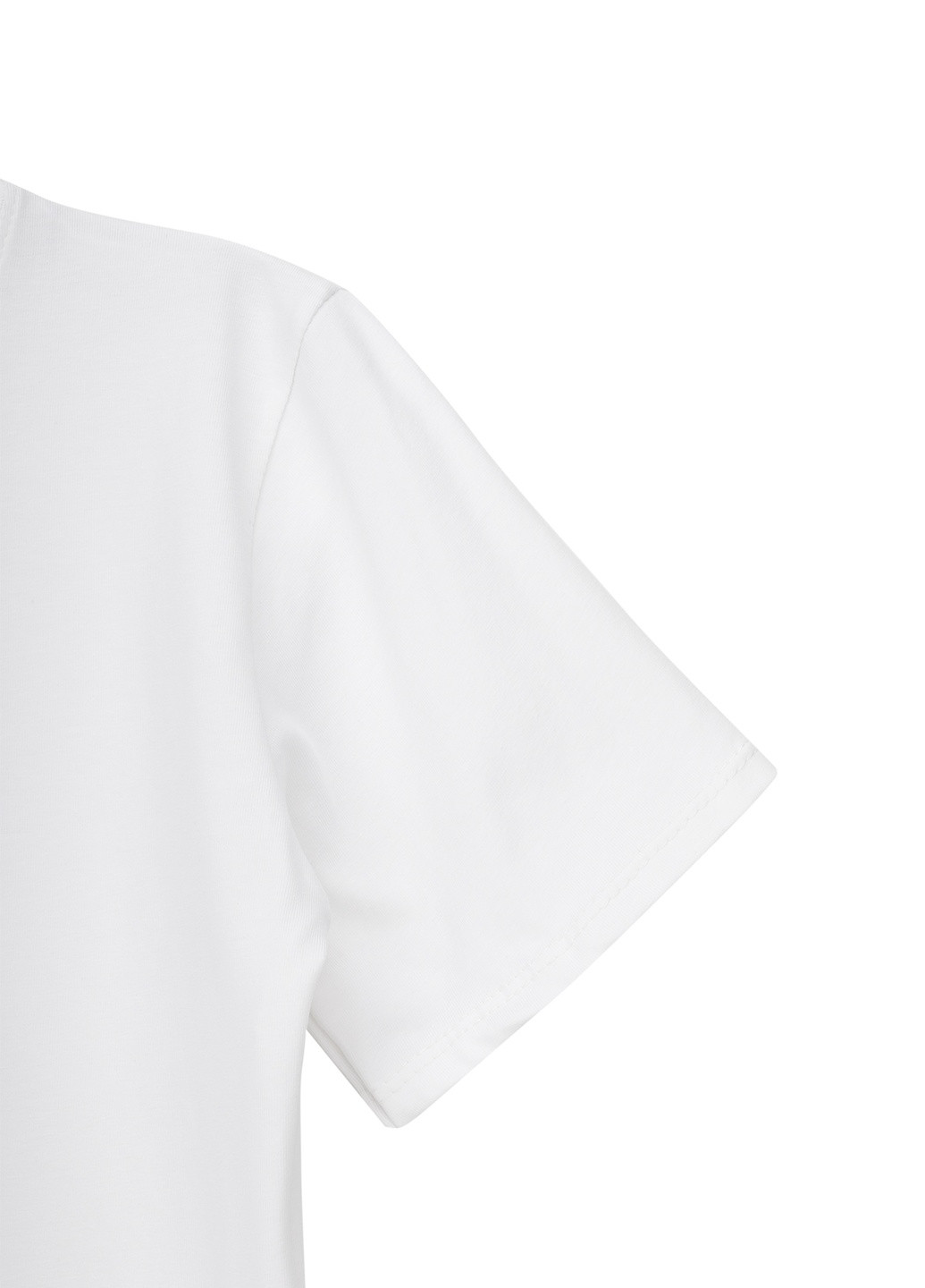 Белая летняя футболка Atabey