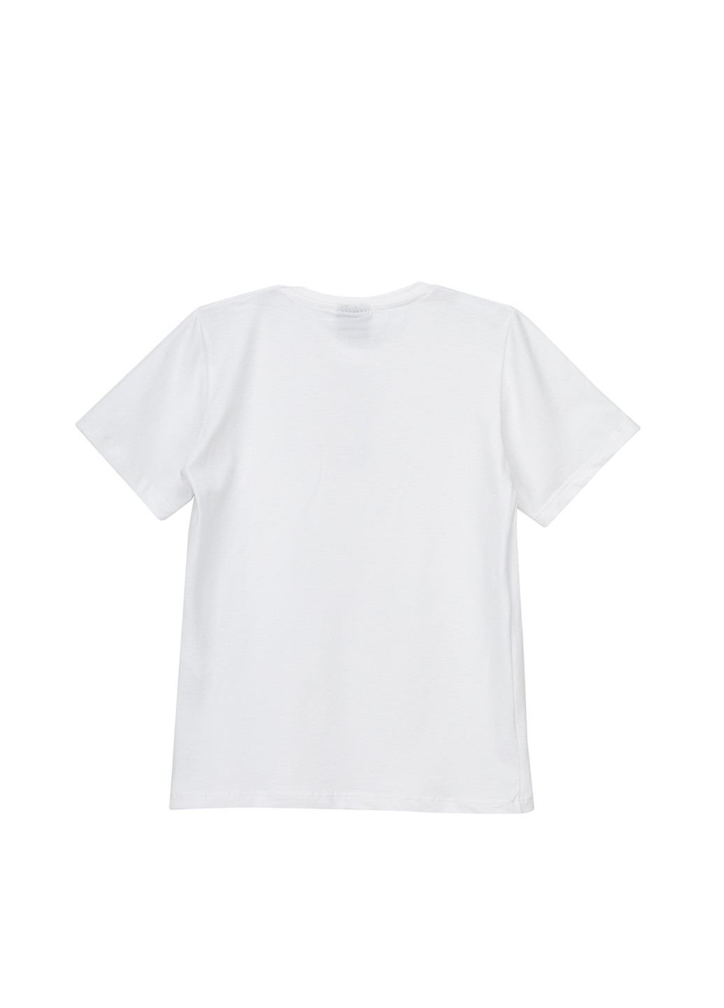 Белая летняя футболка Atabey