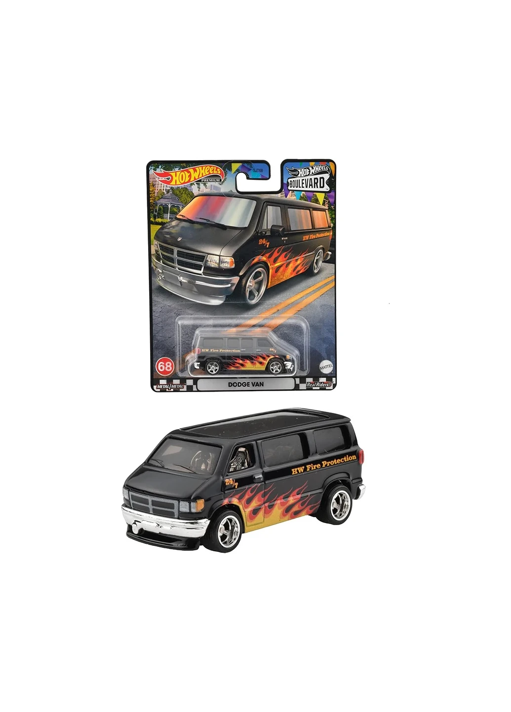 Колекційна модель машинки Dodge Van серії "Преміальні автівки" GJT68/HKF15 Hot Wheels (259861578)
