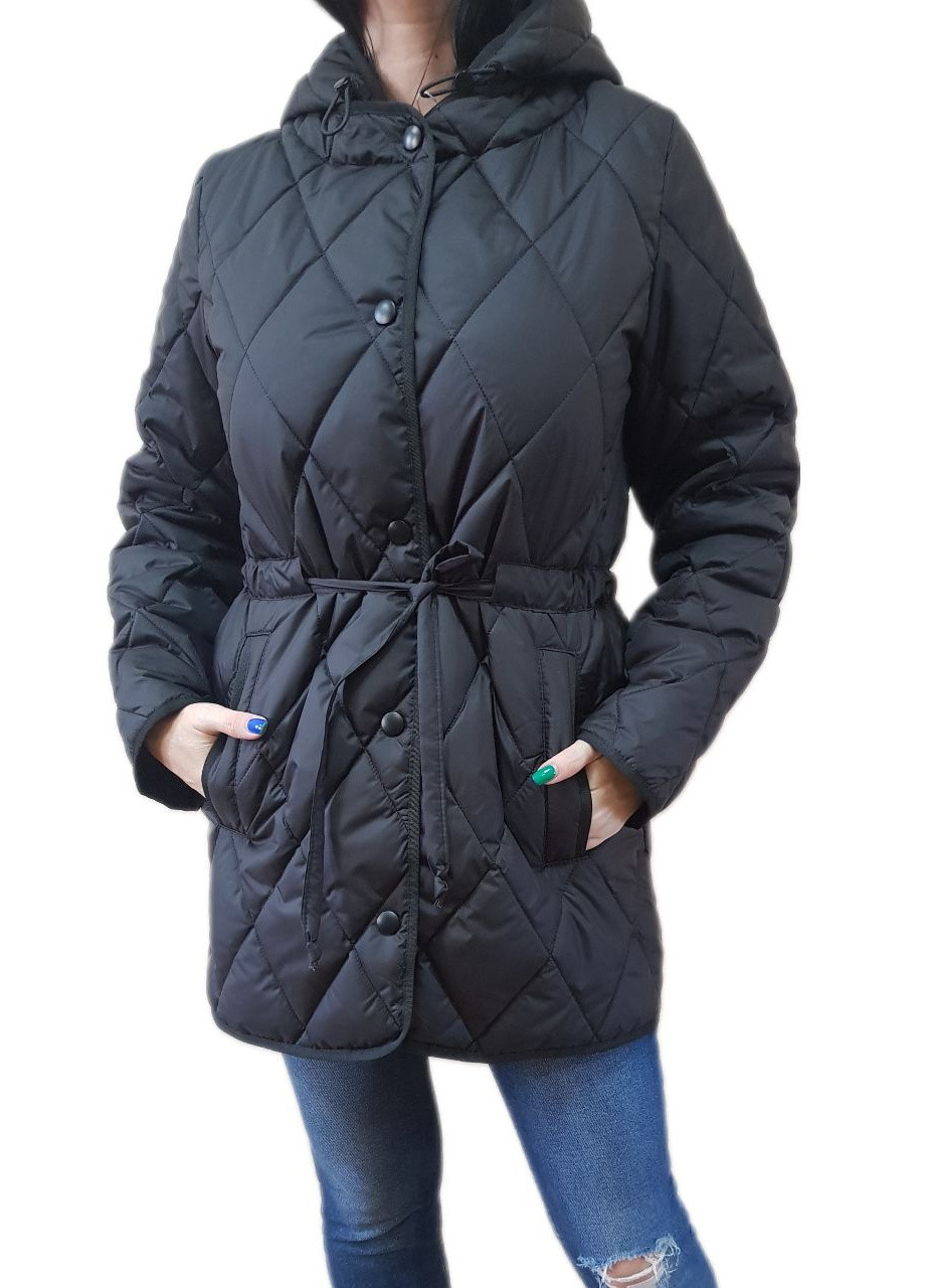 Чорна демісезонна легка куртка Fashion Club