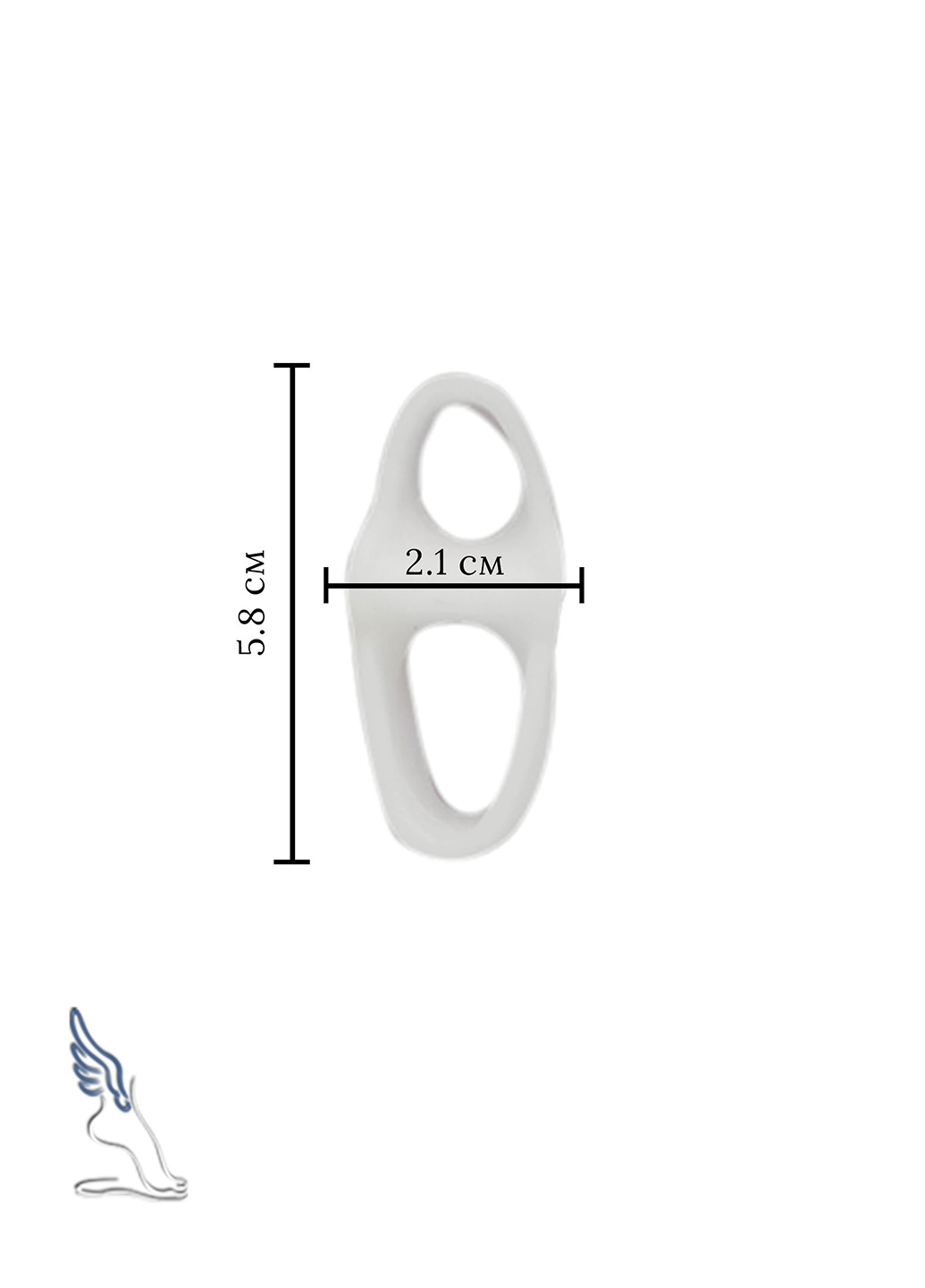 Гелеві кільця для пальців із перегородкою, універсального розміру No Brand перегородки (259907375)