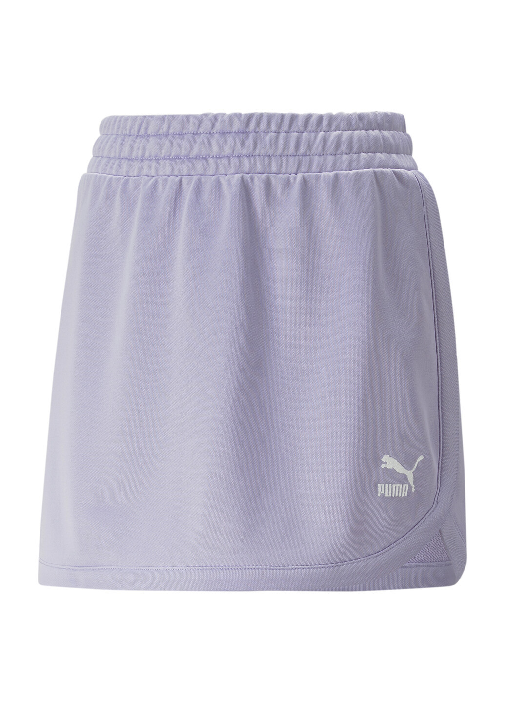 Пурпурная спортивная однотонная юбка Puma