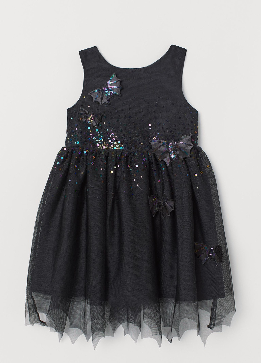 Чёрное платье с пайетками H&M (259878500)