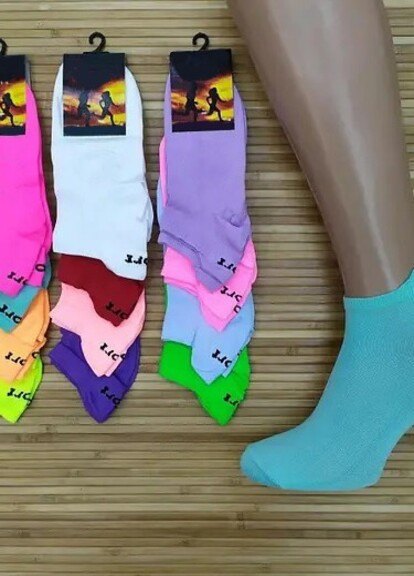 Оранжевые носки женские ISSA PLUS однотонные (259885427)