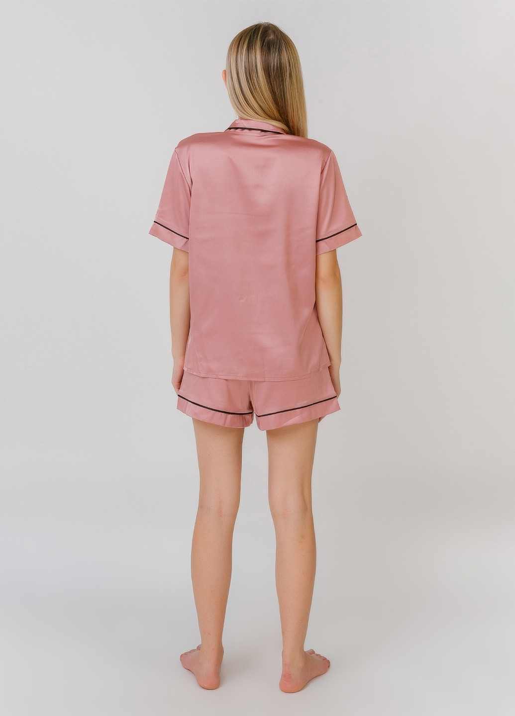 Пудрова всесезон піжама жіноча сорочка + шорти Serenade