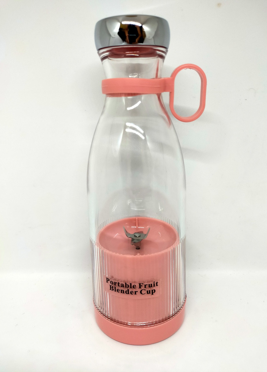 Портативний бездротовий блендер пляшка для смузі BlendrCup A28 (1200 мАг, 350 мл,) SF-214 Рожевий Sofia (259907255)