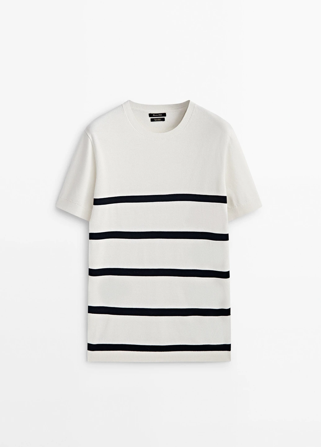 Молочна футболка Massimo Dutti