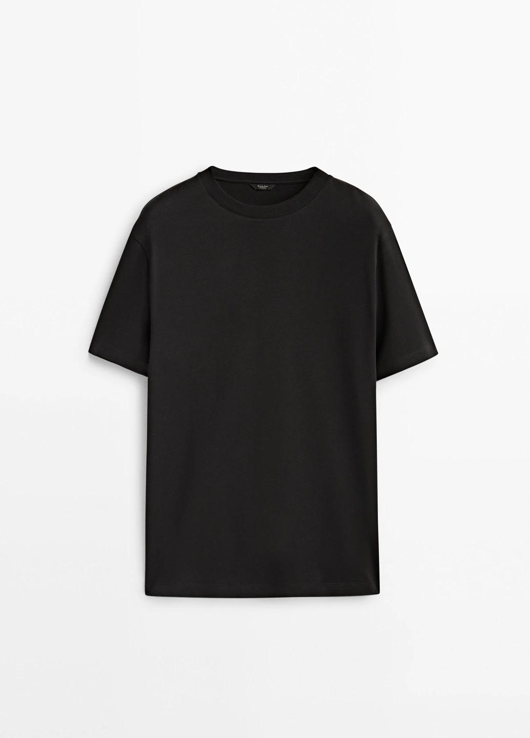Черная футболка Massimo Dutti