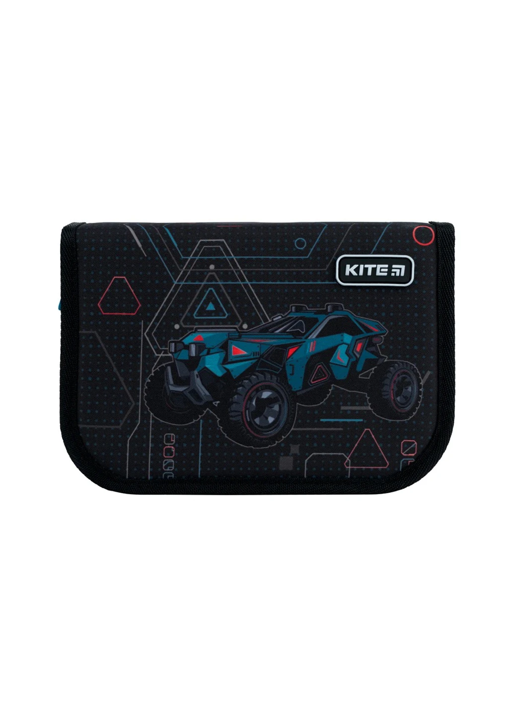 Пенал без наповнення K22-621-10 Extreme Car, 1 відділення, 1 відворот Kite (259921143)