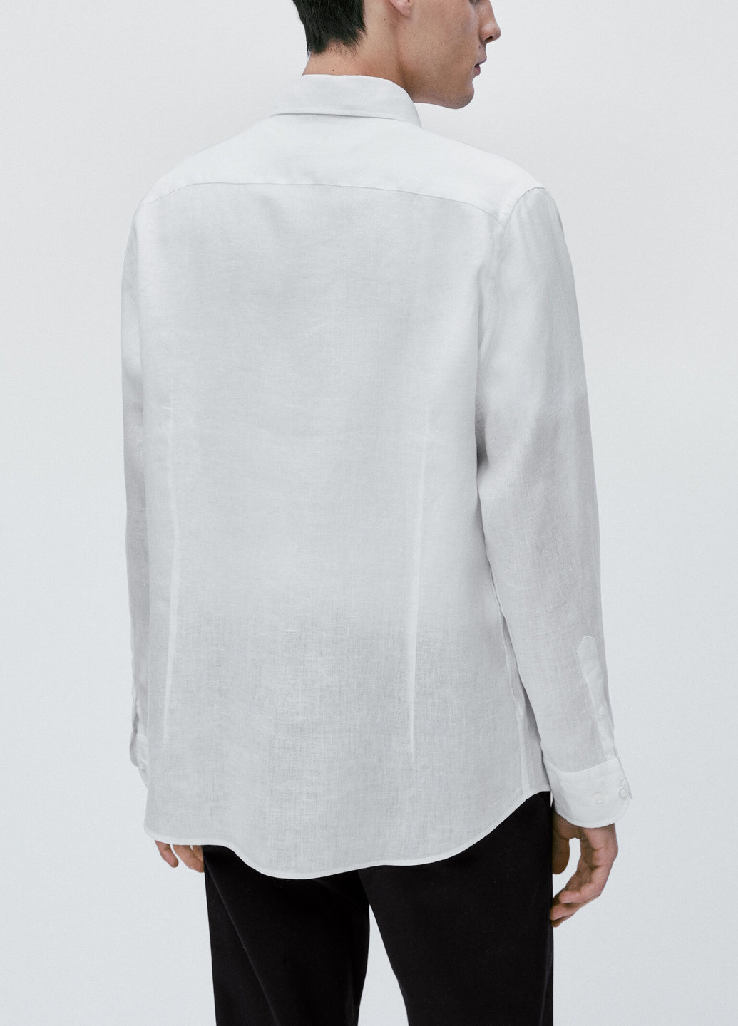 Белая классическая рубашка Massimo Dutti