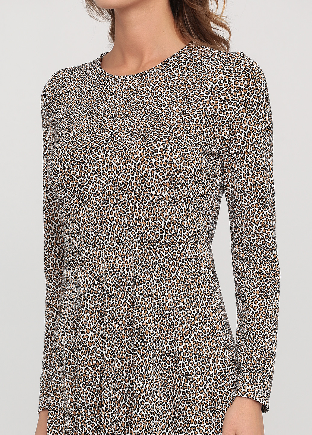 Коричнева кежуал сукня Banana Republic леопардовий