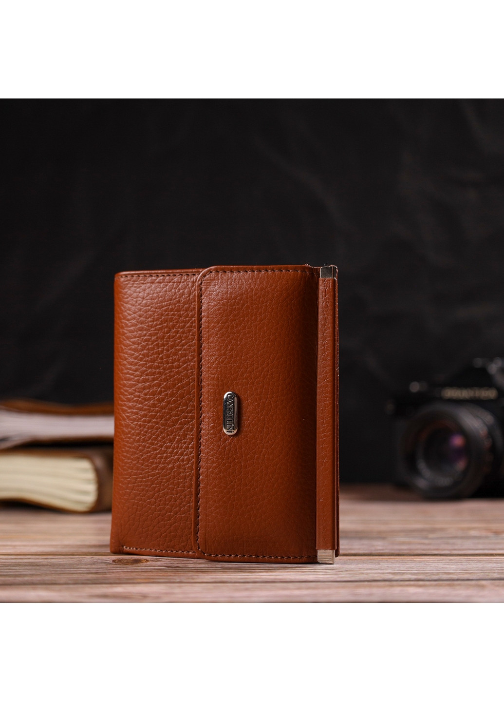 Женский кожаный кошелек 12х9,8х1,5 см Canpellini (259923597)