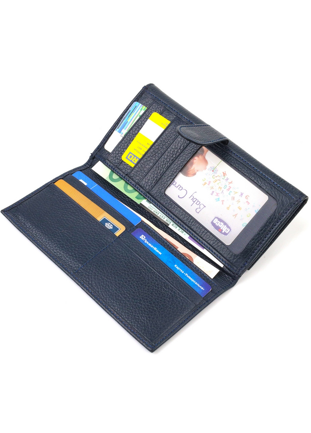 Кожаный кошелек 10х19х1,5 см Canpellini (259923596)