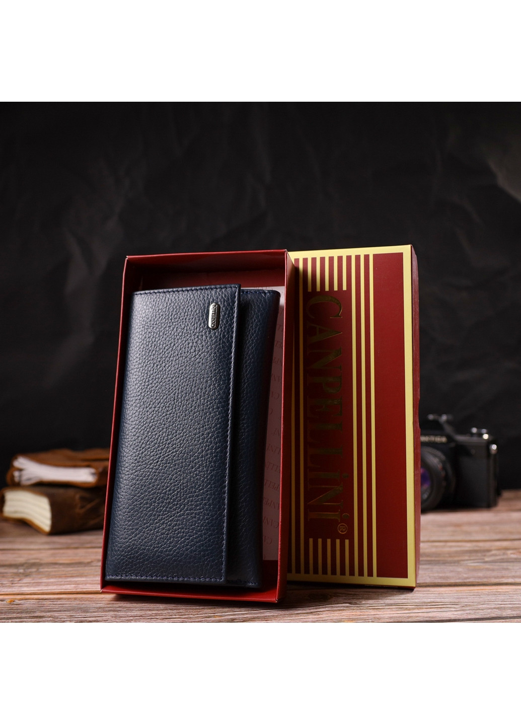 Кожаный кошелек 10х19х1,5 см Canpellini (259923596)