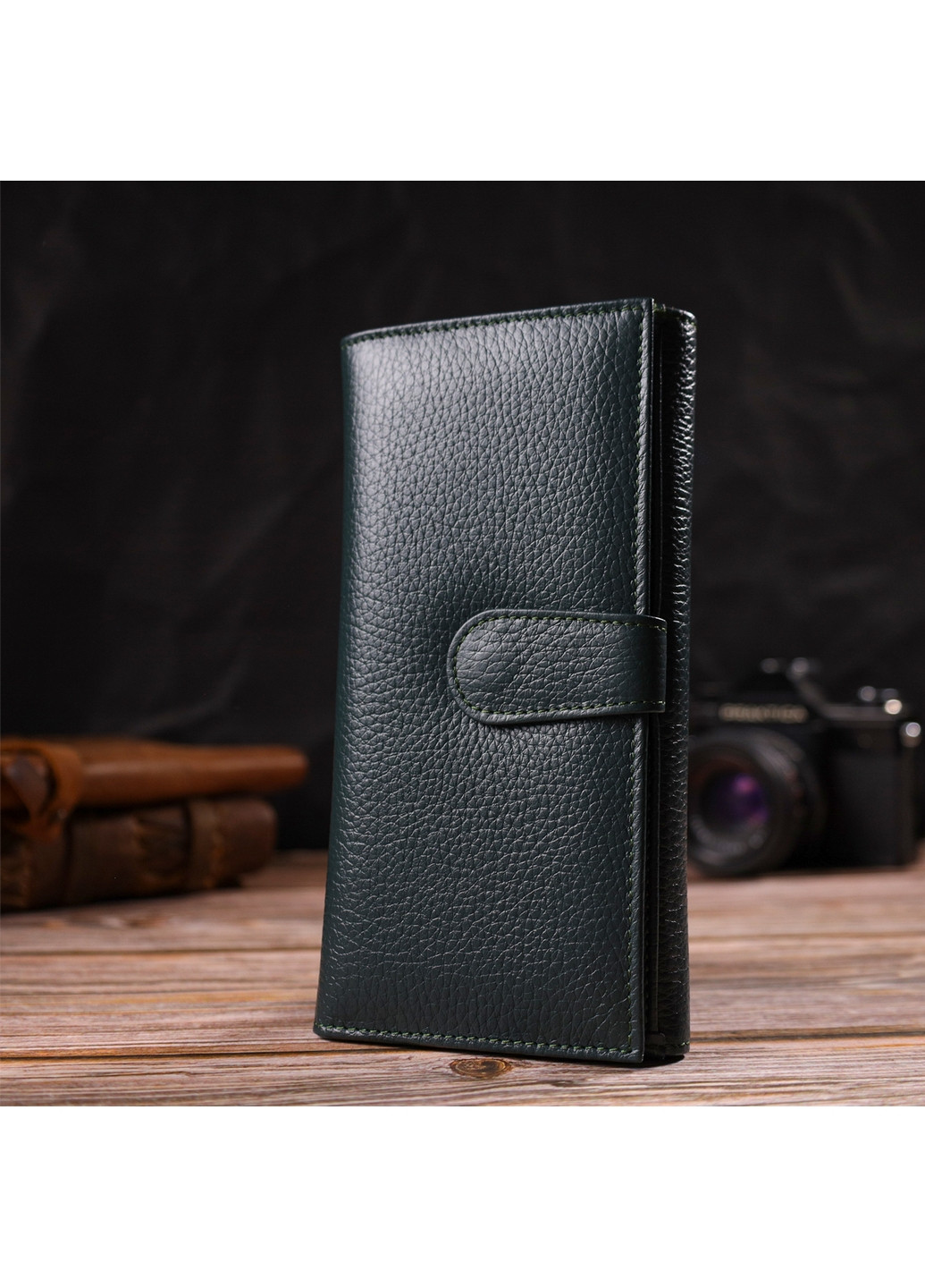 Женский кожаный кошелек 10х19х1,5 см Canpellini (259923664)