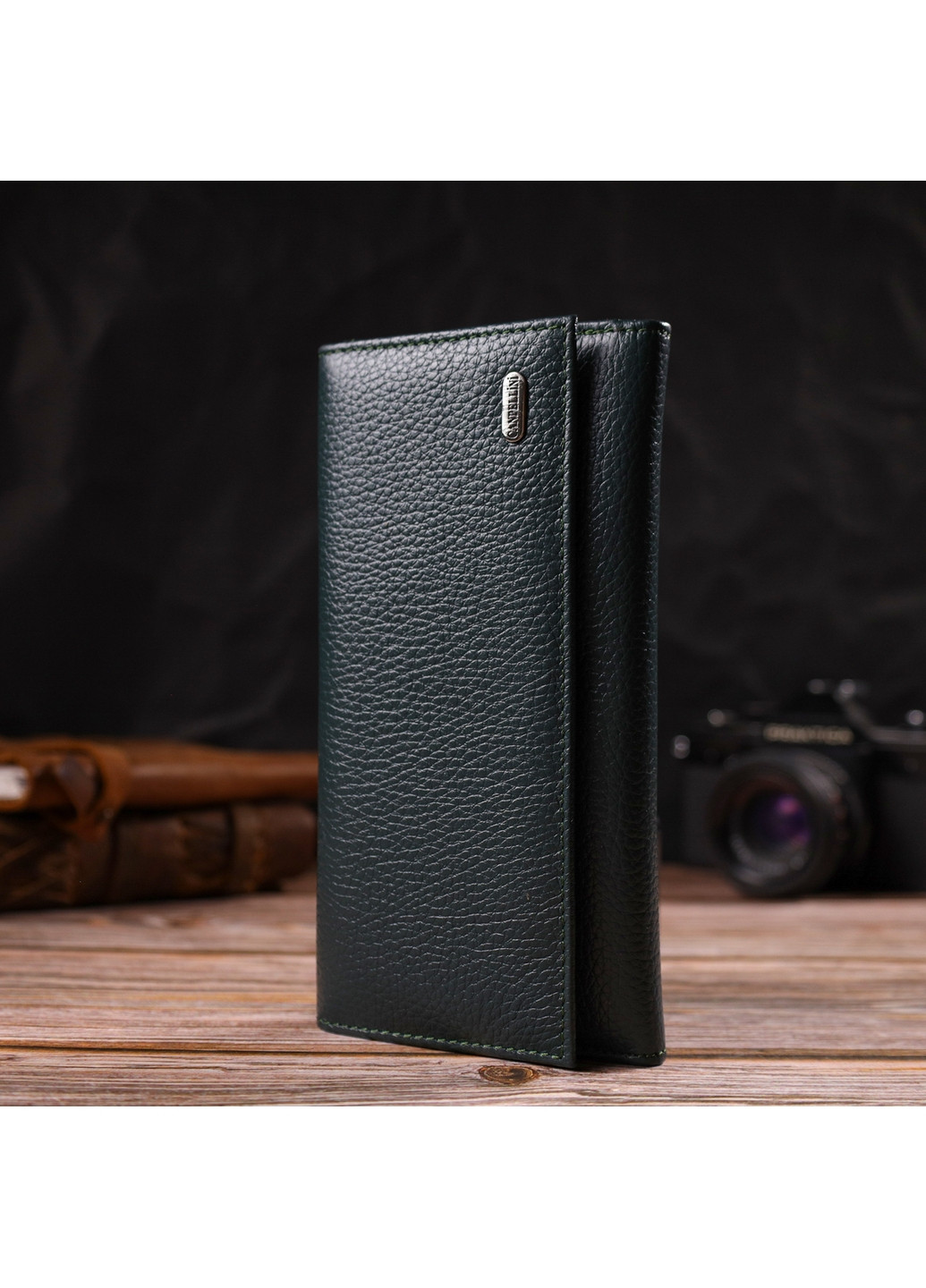 Женский кожаный кошелек 10х19х1,5 см Canpellini (259923664)