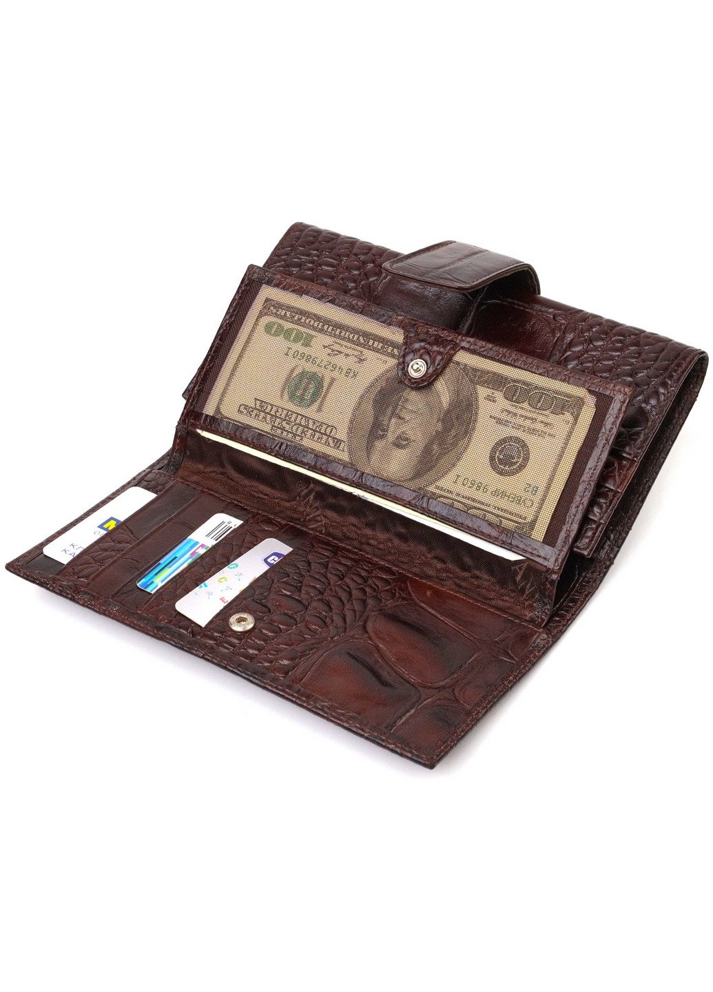 Шкіряний гаманець 10,5х18,7х2,5 см Canpellini (259923672)