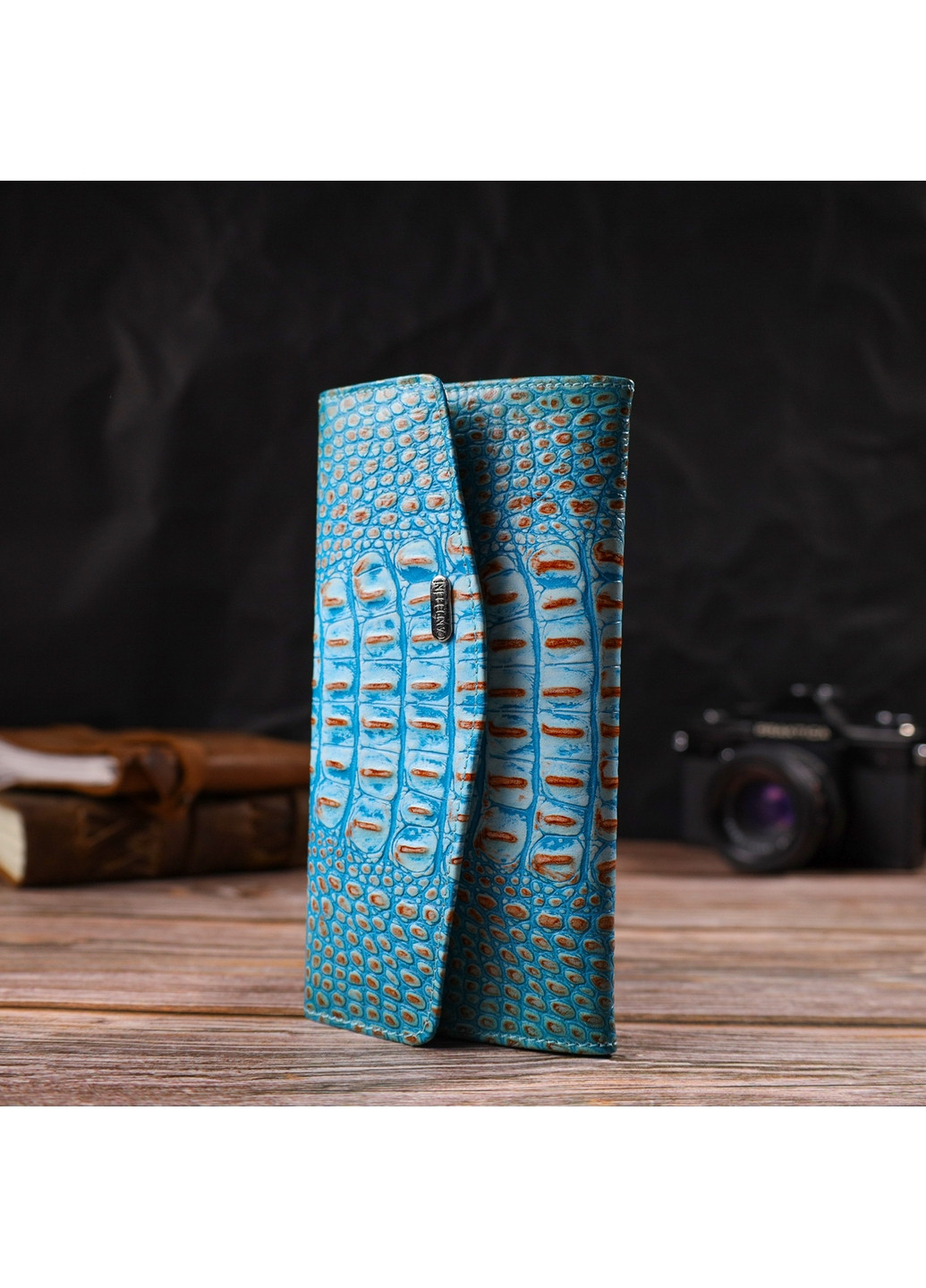 Жіночий шкіряний гаманець 18х9х1 см Canpellini (259923570)