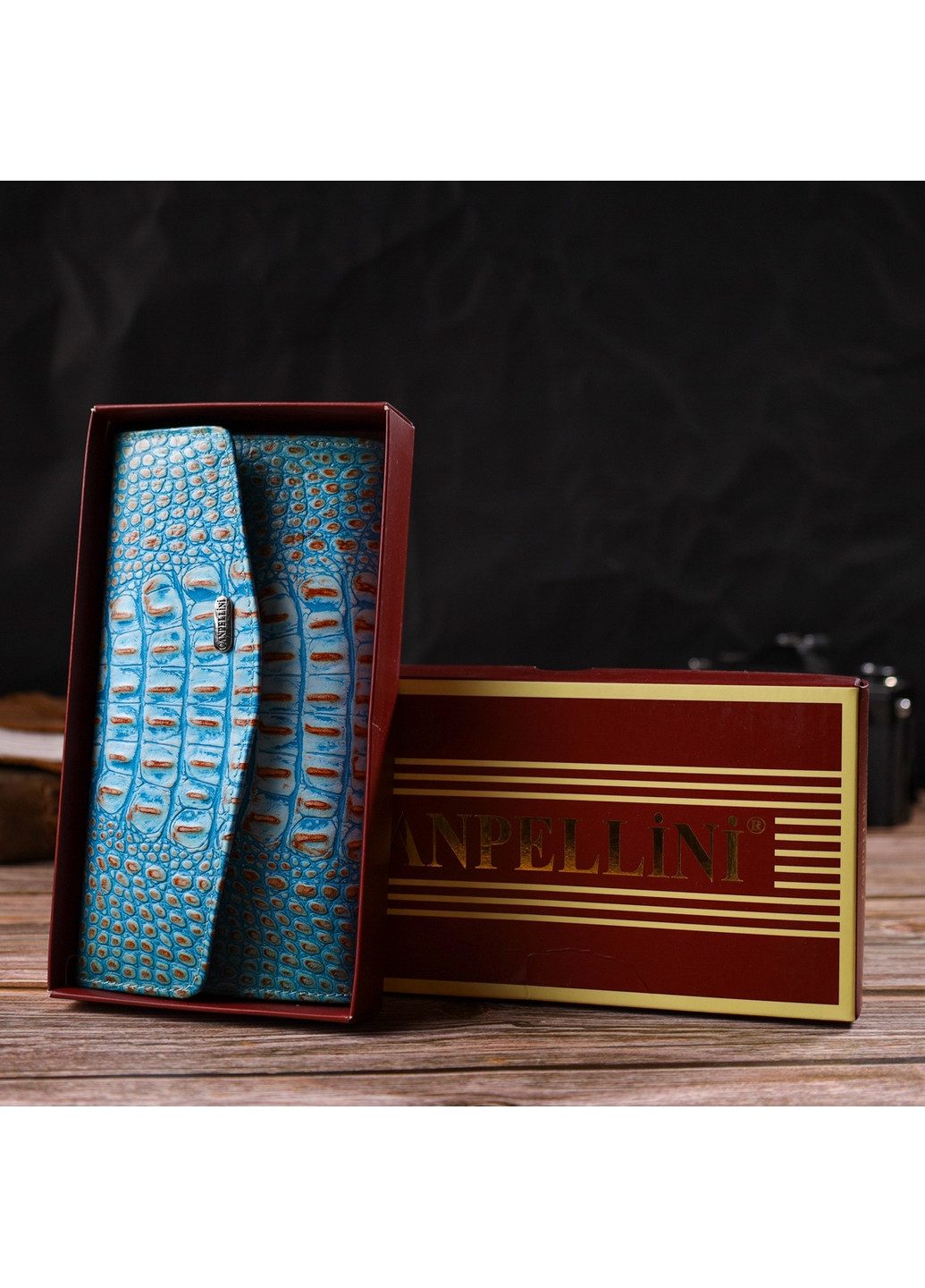 Жіночий шкіряний гаманець 18х9х1 см Canpellini (259923570)