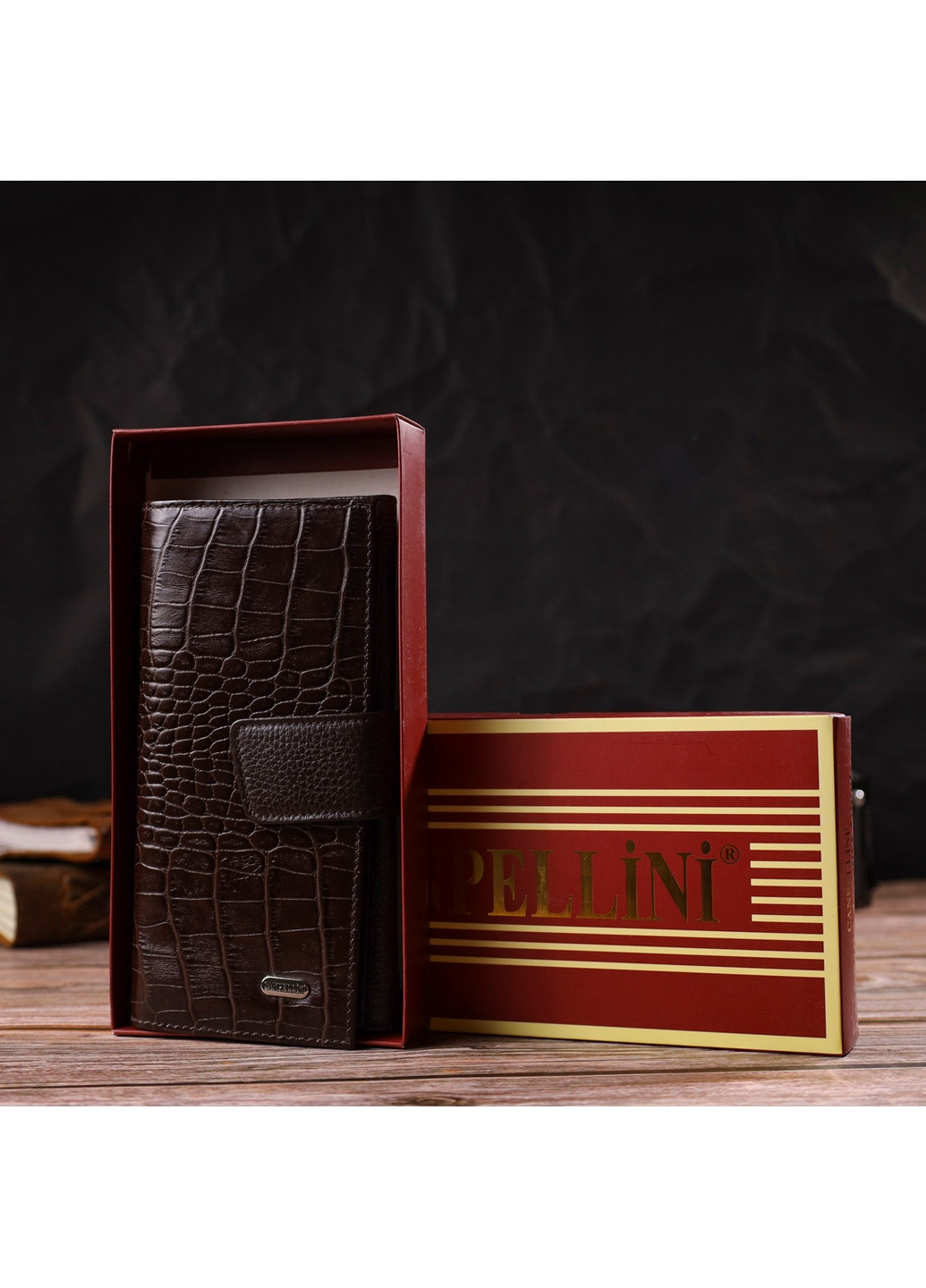 Кожаный кошелек 10,5х18,7х2,5 см Canpellini (259923714)