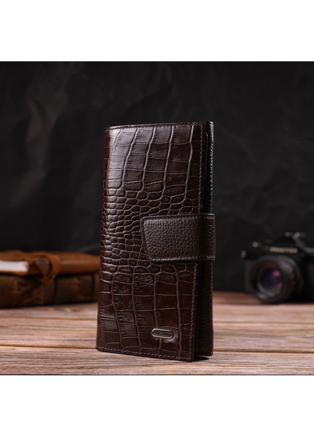 Кожаный кошелек 10,5х18,7х2,5 см Canpellini (259923714)