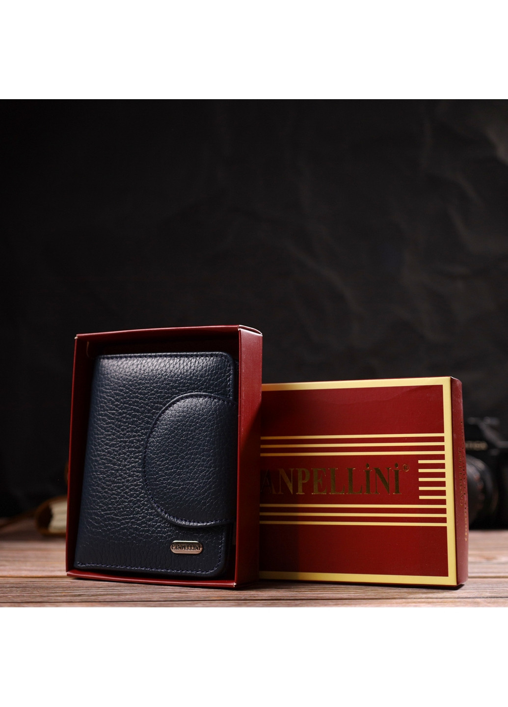 Жіночий шкіряний гаманець 9х11,7х1 см Canpellini (259923731)