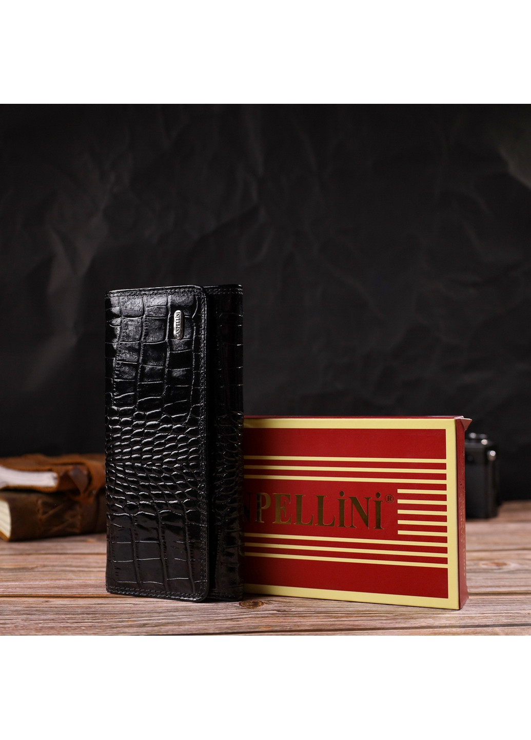 Жіночий шкіряний гаманець 19х9,5х2 см Canpellini (259923615)