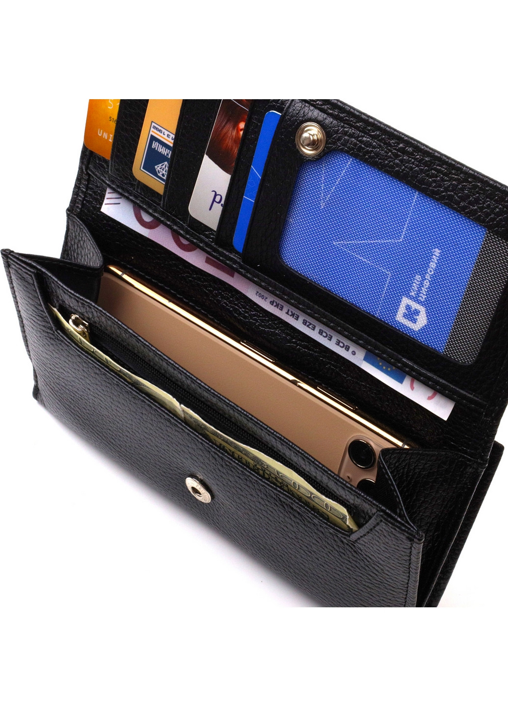 Кожаный кошелек 10х19х1,5 см Canpellini (259923585)