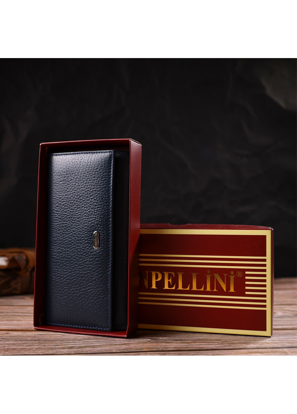 Женский кожаный кошелек 17,8х9х1 см Canpellini (259923649)