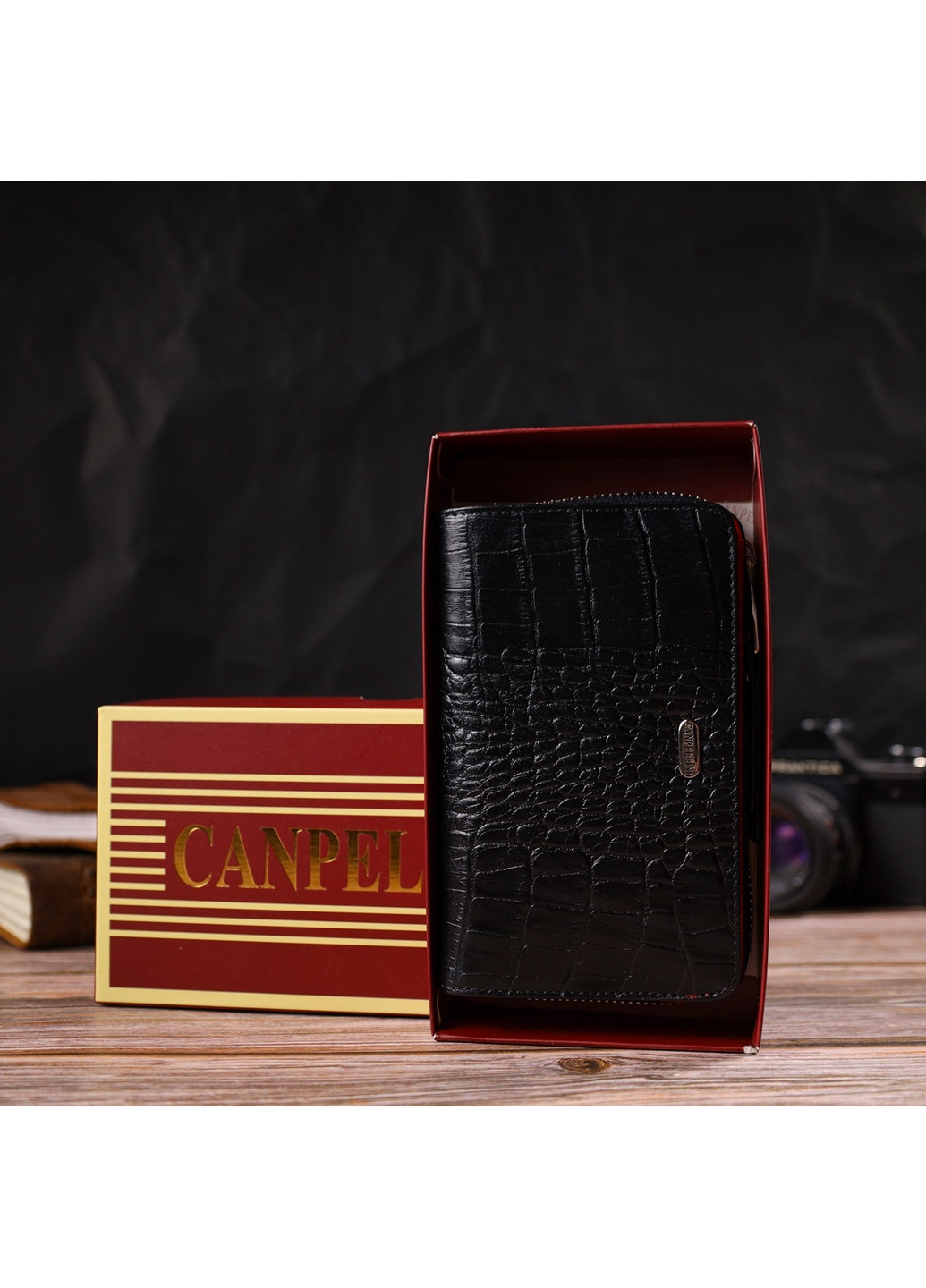 Жіночий шкіряний гаманець 9,5х15,5х2,5 см Canpellini (259923603)