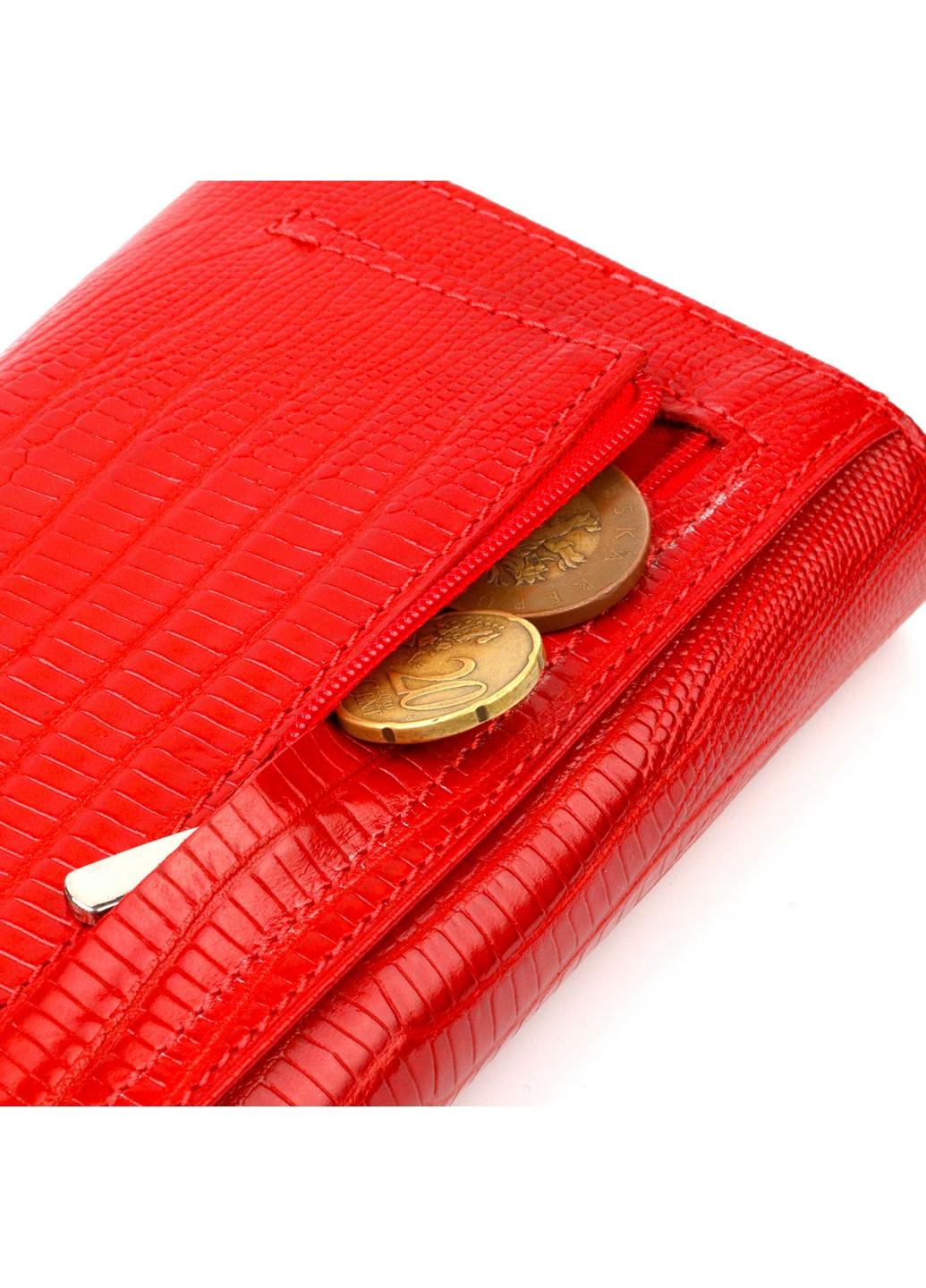 Жіночий шкіряний гаманець 19х9,6х2 см Canpellini (259923721)