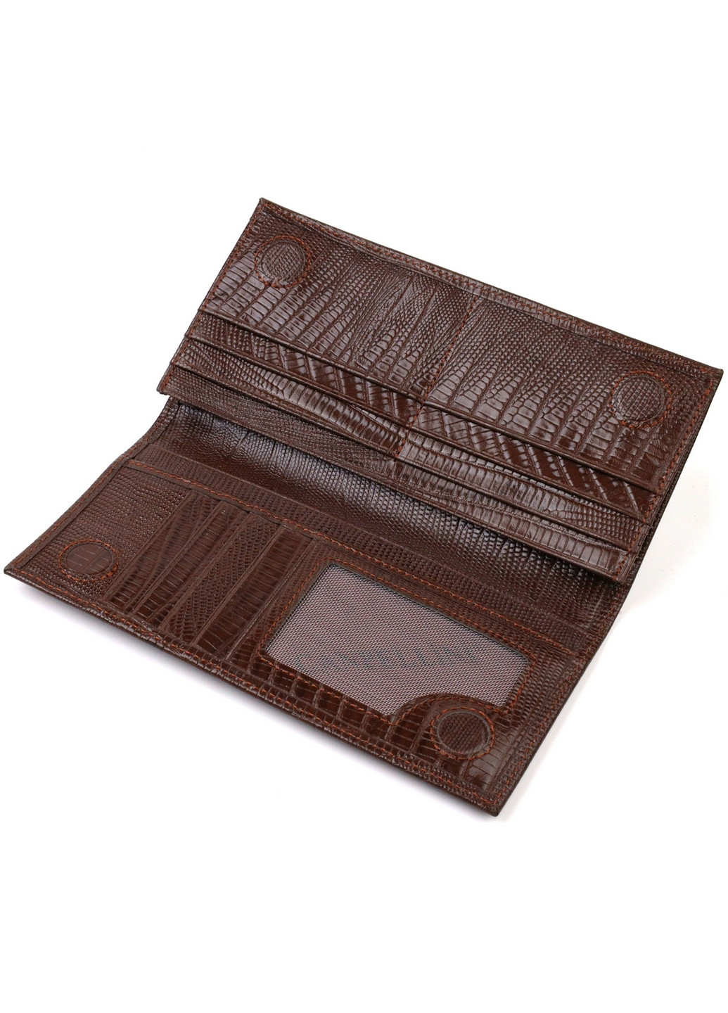 Чоловічий шкіряний гаманець 9,2х18,8х1 см Canpellini (259923670)
