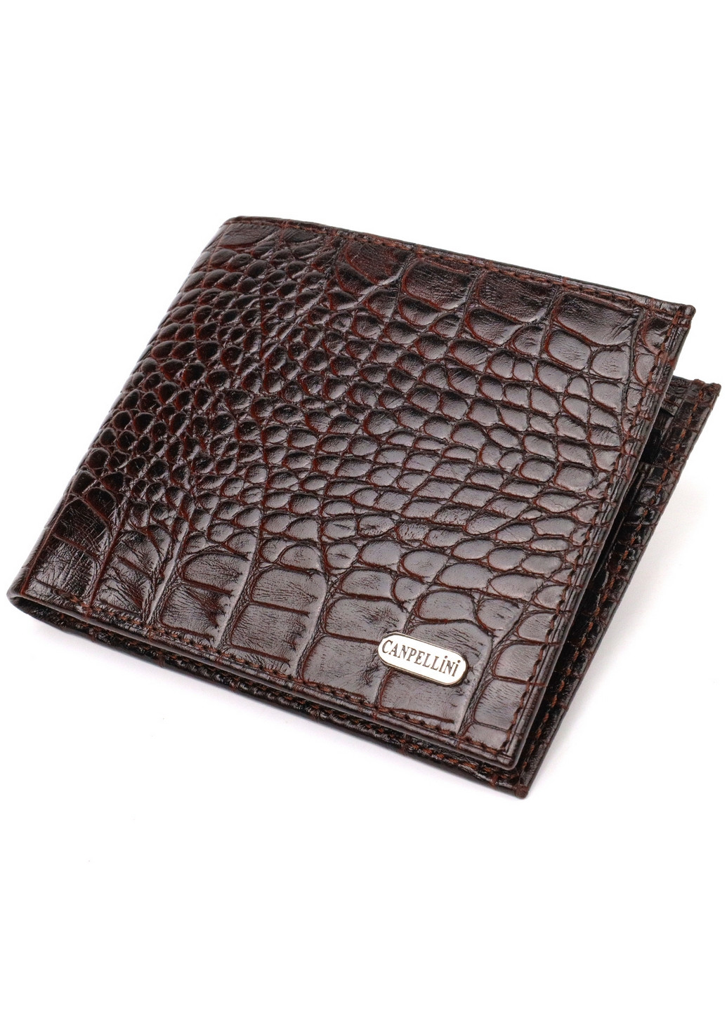 Чоловічий шкіряний гаманець 11,5х9,5х2 см Canpellini (259923587)