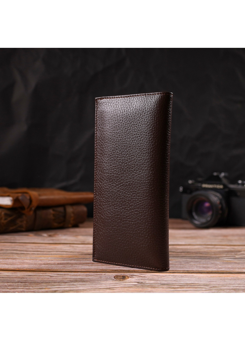 Мужской кожаный кошелек 9,2х18,8х1 см Canpellini (259923735)