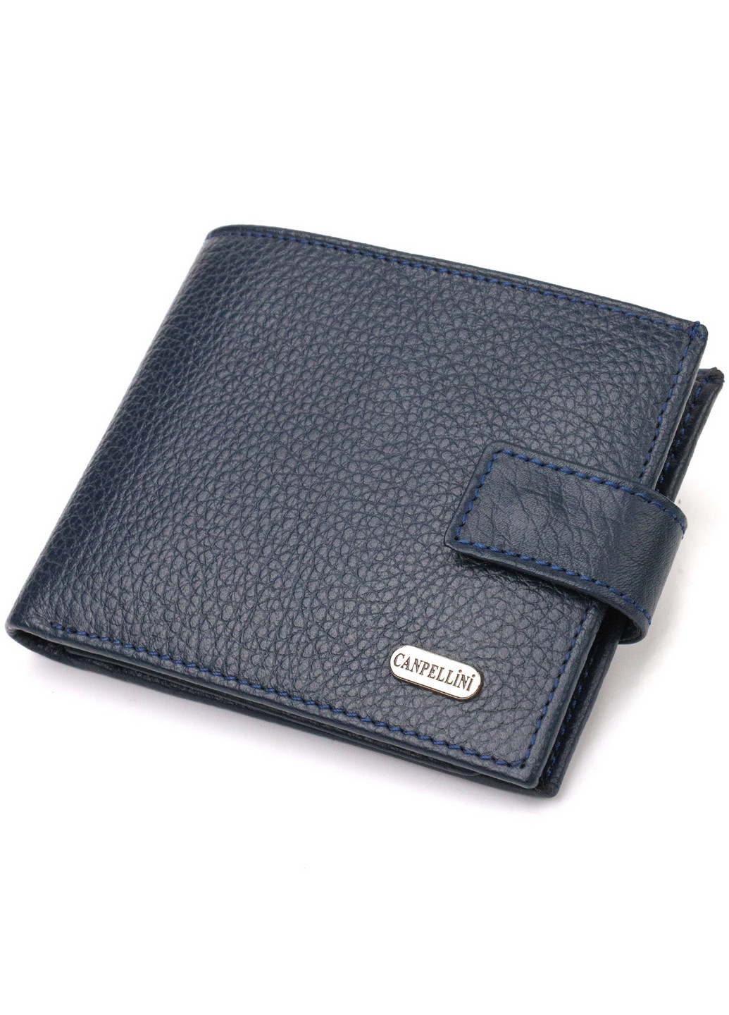 Чоловічий шкіряний гаманець 11,7х9,2х2 см Canpellini (259923759)