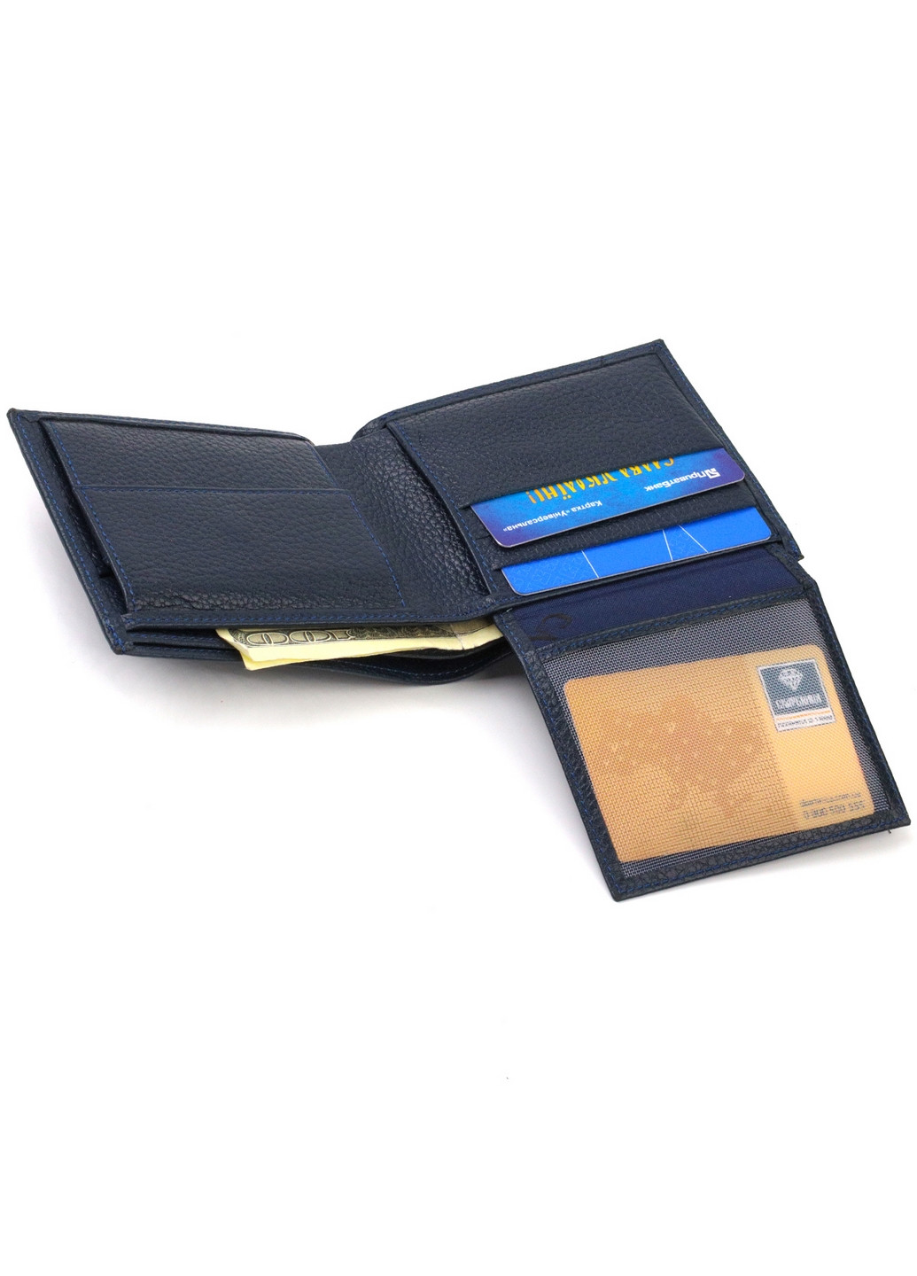 Чоловічий шкіряний гаманець 11х9,5х2 см Canpellini (259923633)