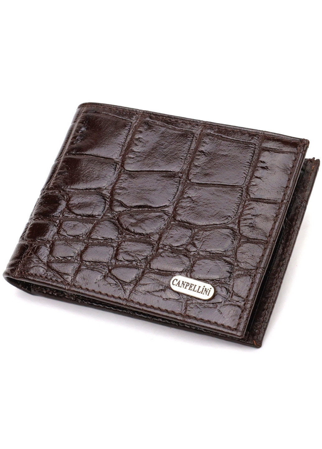Чоловічий шкіряний гаманець 11х8,3х1 см Canpellini (259923703)