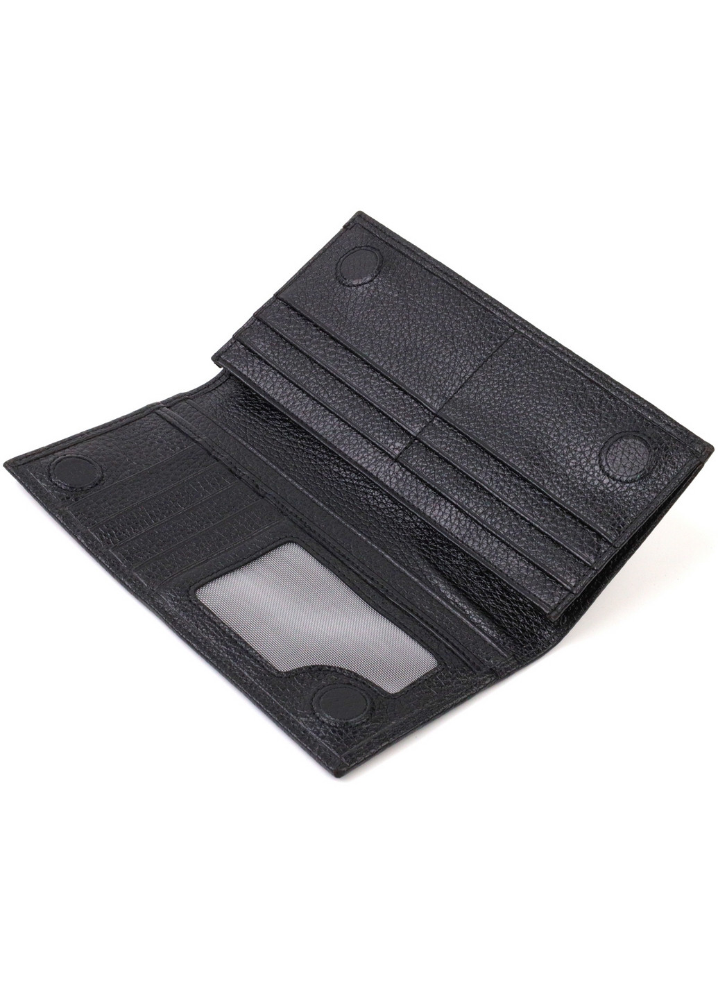 Чоловічий шкіряний гаманець 9,2х18,8х1 см Canpellini (259923658)