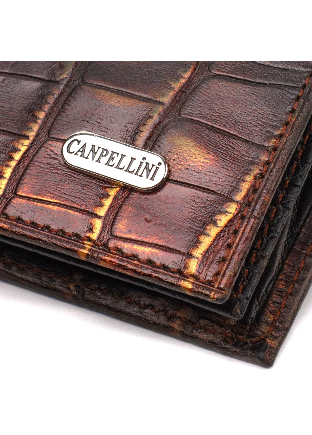 Мужской кожаный кошелек 11х9,5х2 см Canpellini (259923777)