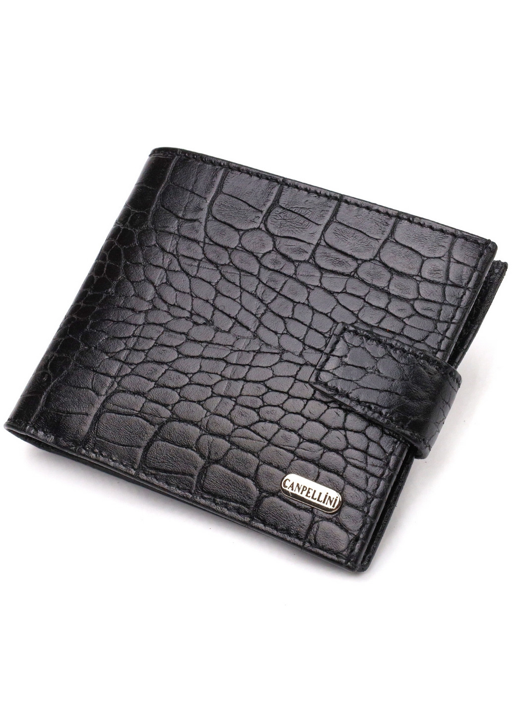 Чоловічий шкіряний гаманець 12,2х9,5х2 см Canpellini (259923637)