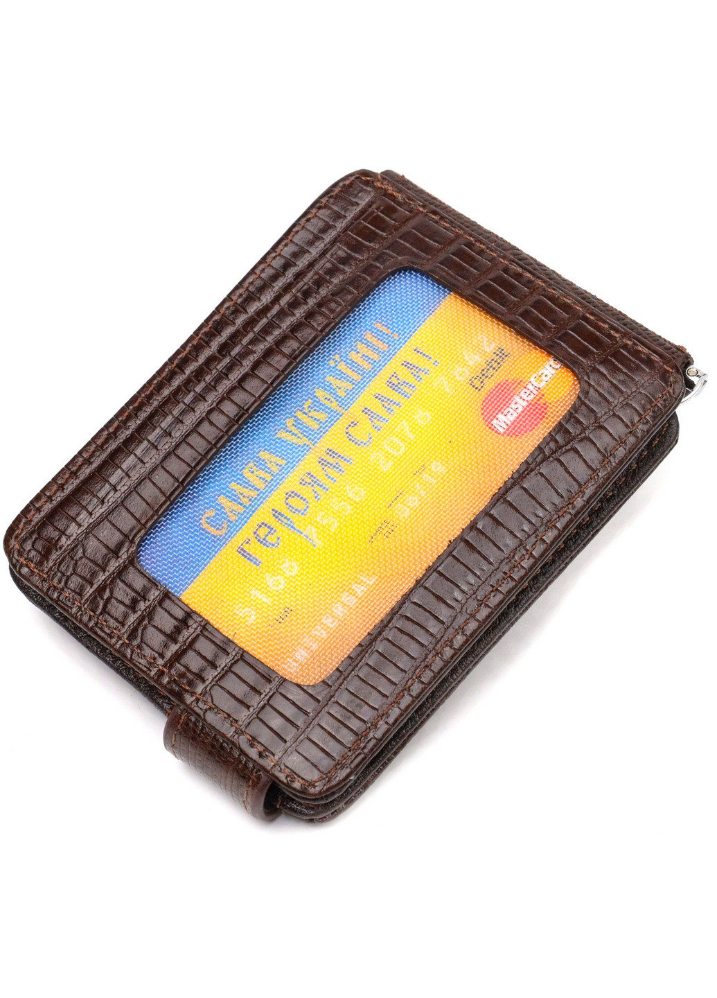Чоловічий шкіряний гаманець 10,5х8х1 см Canpellini (259923613)