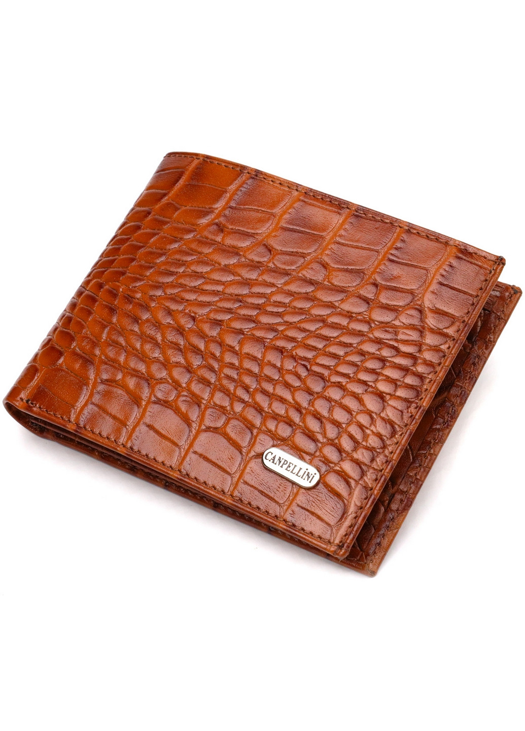 Чоловічий шкіряний гаманець 12х9,6х2 см Canpellini (259923760)