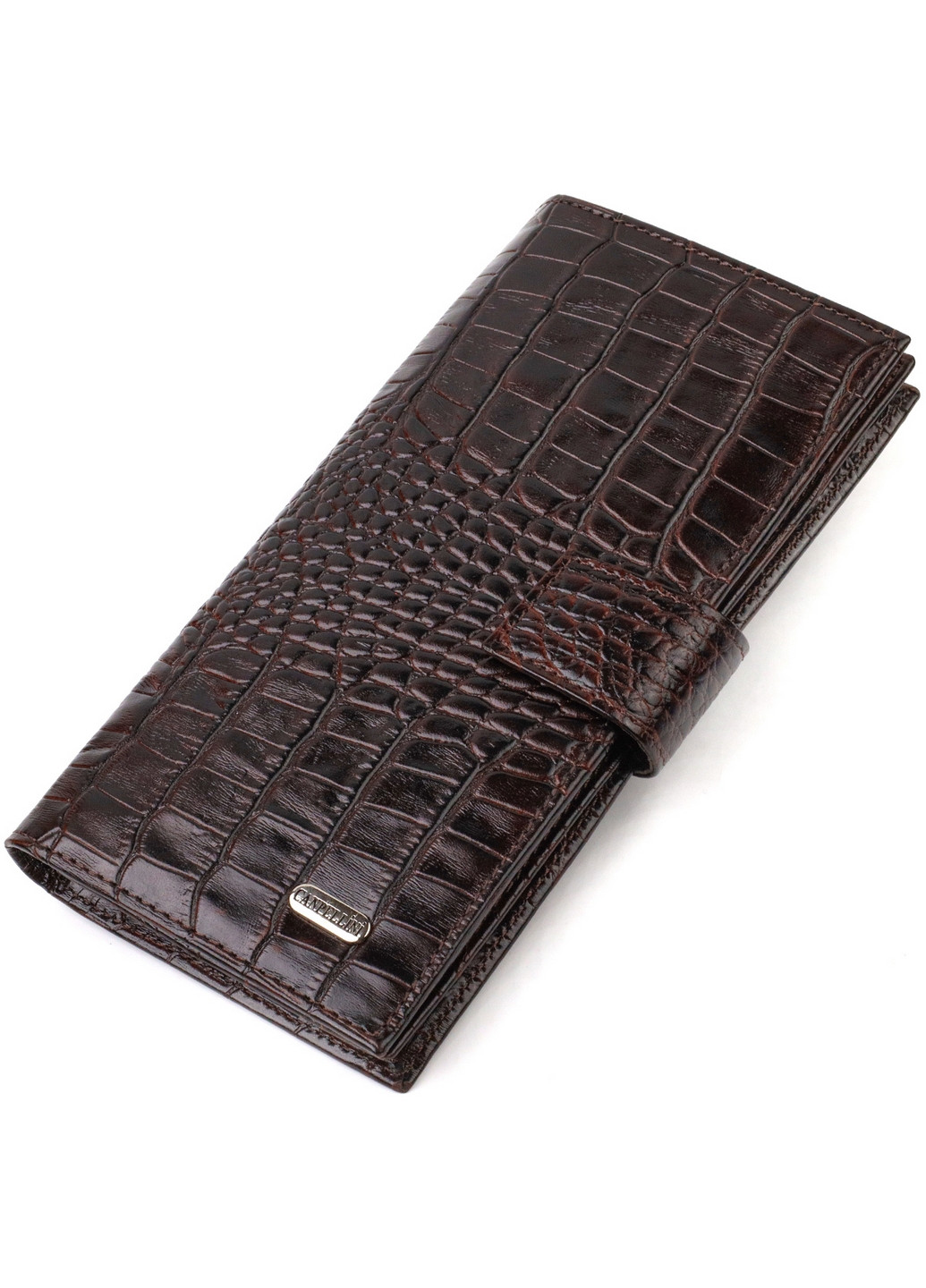 Мужской кожаный кошелек 9,5х19х2 см Canpellini (259923671)