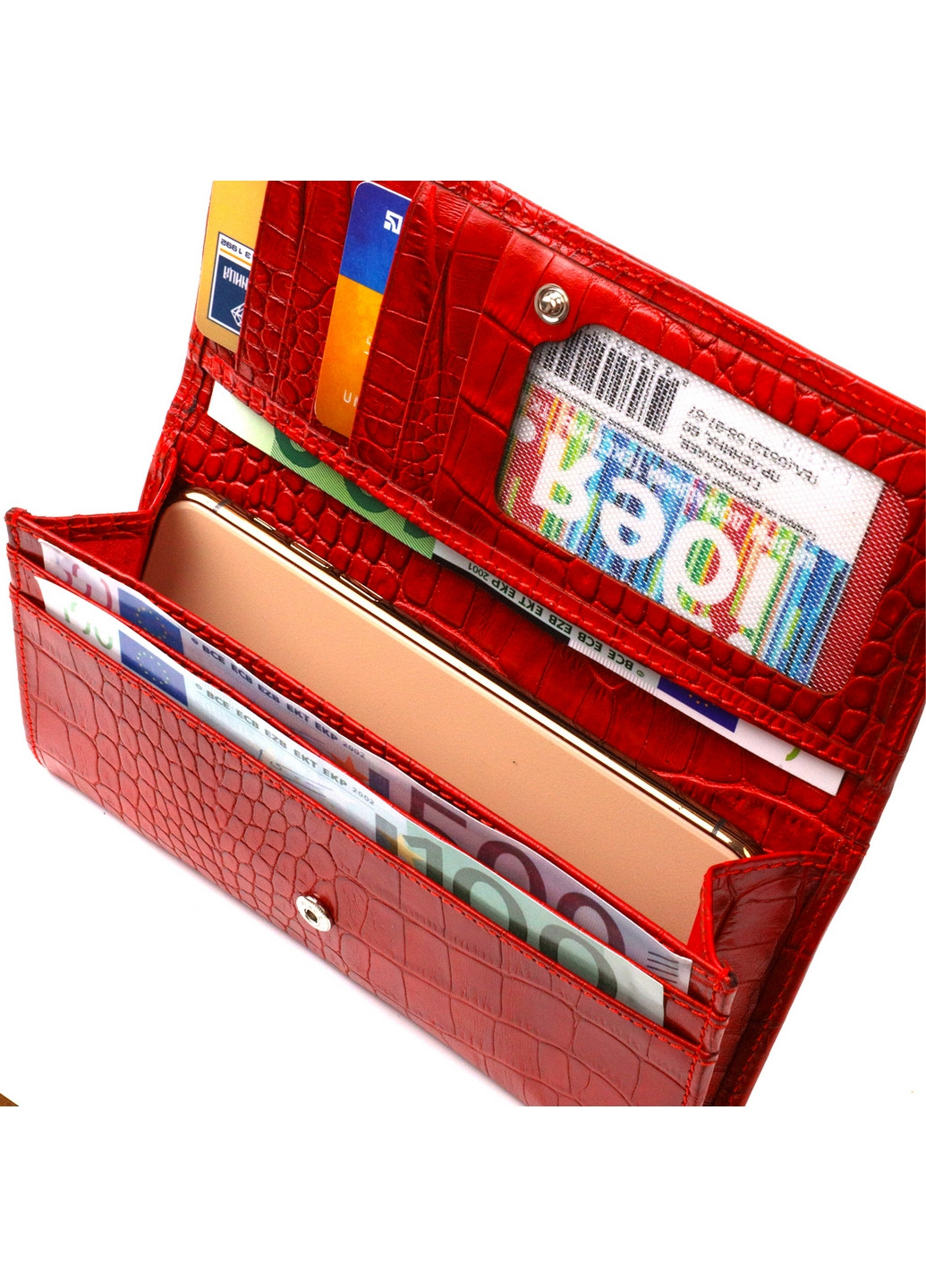 Женский кожаный кошелек 17,8х9х1 см Canpellini (259923953)