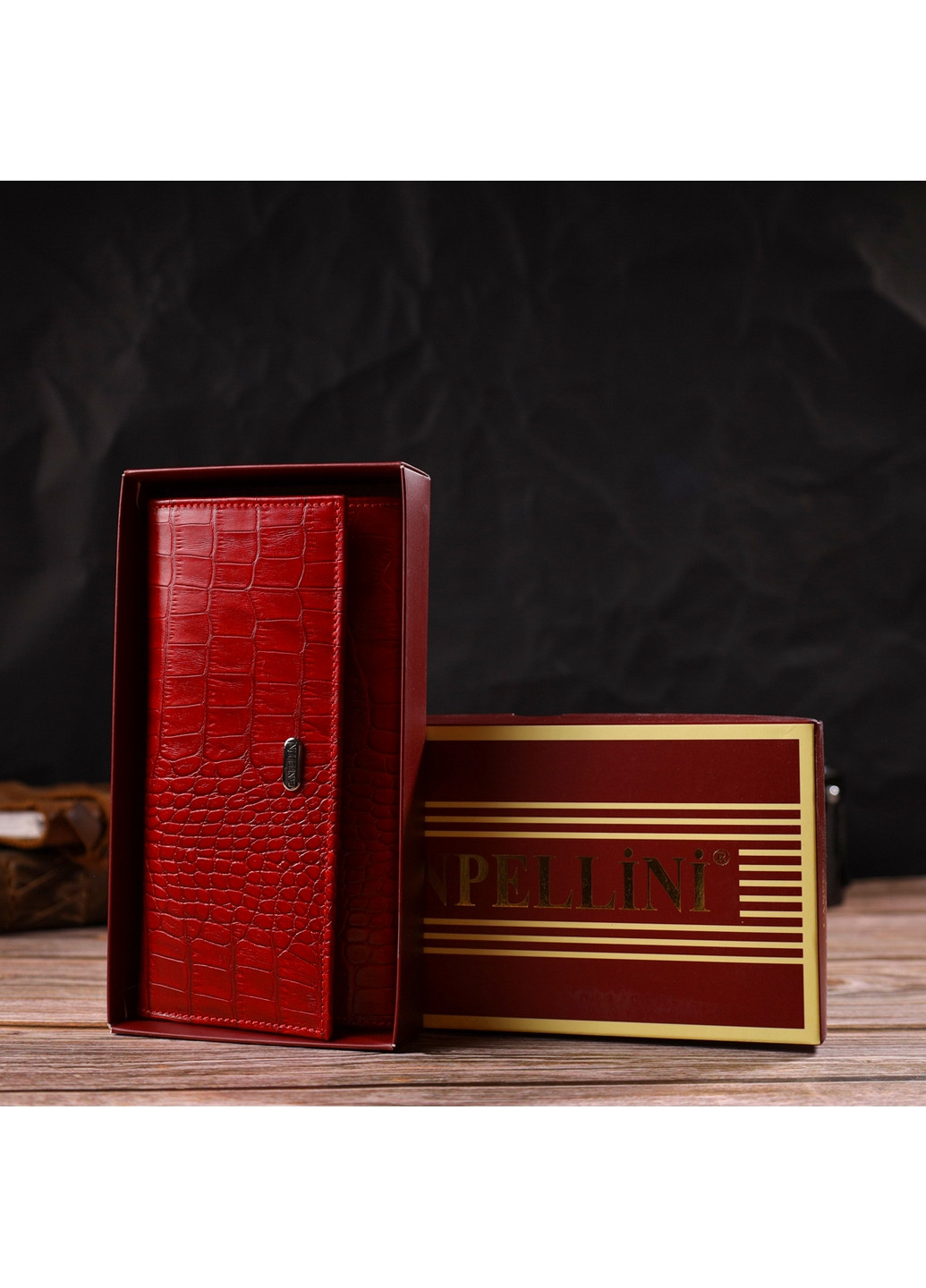 Женский кожаный кошелек 17,8х9х1 см Canpellini (259923953)