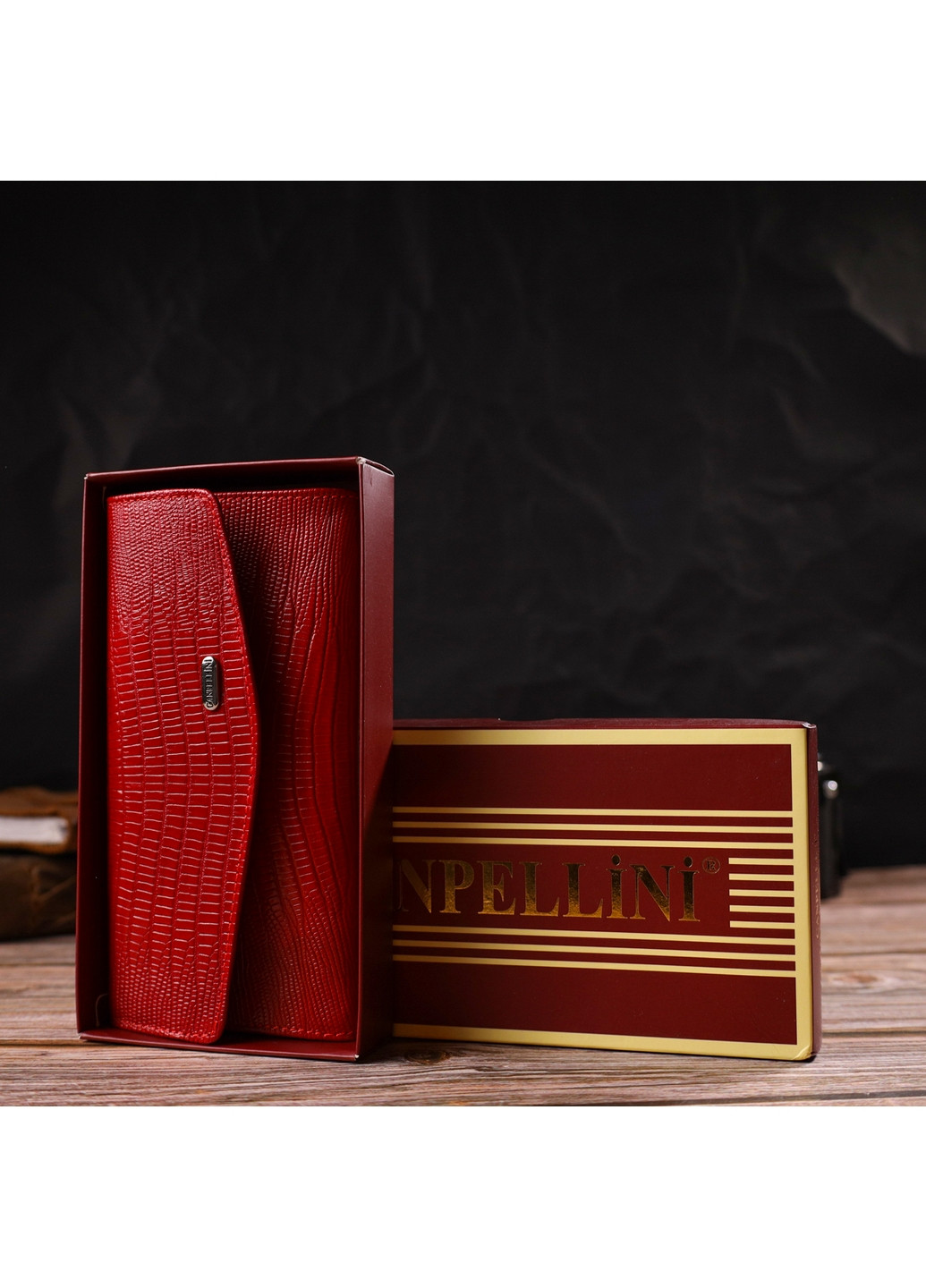 Жіночий шкіряний гаманець 18х9х1 см Canpellini (259923804)