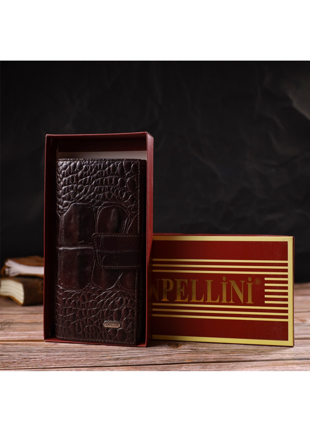 Шкіряний гаманець 10,5х18,7х2,5 см Canpellini (259923932)