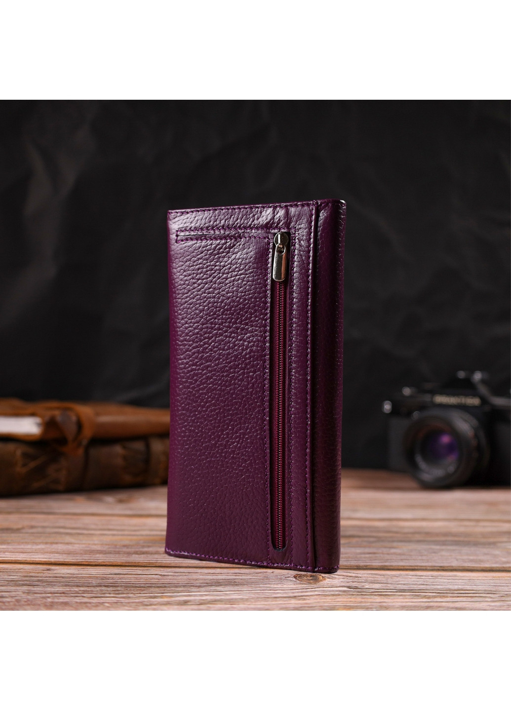 Жіночий шкіряний гаманець 18х9х1 см Canpellini (259924008)