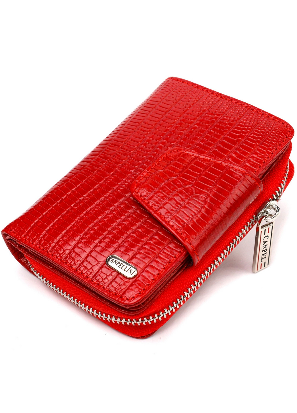 Жіночий шкіряний гаманець 9,5х13,2х3 см Canpellini (259923808)